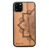Etui i futerały do telefonów - Bewood Drewniane etui iPhone 11 PRO MAX MANDALA JABŁOŃ - miniaturka - grafika 1