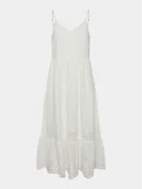 Sukienki - YAS Sukienka letnia Luma 26032686 Biały Regular Fit - miniaturka - grafika 1