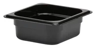 Akcesoria gastronomiczne - Pojemnik GN 1/6 65 mm z poliwęglanu, czarny CAMBRO, Camwear - miniaturka - grafika 1
