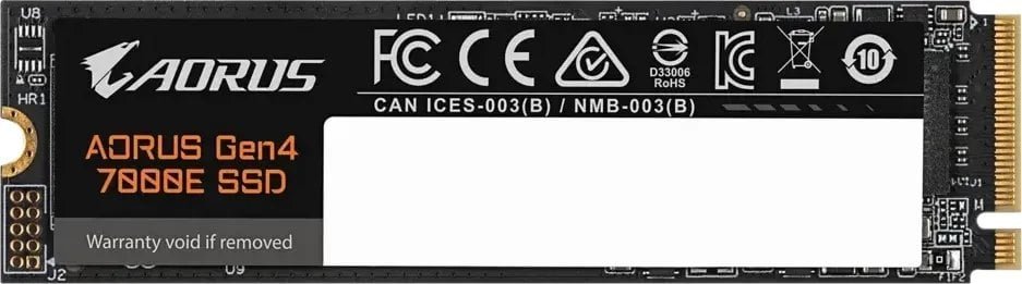 GIGABYTE SSD 1TB AORUS Gen4 7000E, PCIe Gen4x4, M.2 2280 AG470E1TB