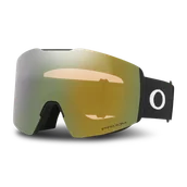Gogle narciarskie - Gogle na Skuter Śnieżny Oakley FALL LINE L Prizm Matowe Matowy Czarny - miniaturka - grafika 1