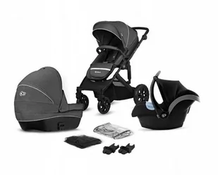 Kinderkraft P LITE 3in1 black 3in1 - Wózki dziecięce - miniaturka - grafika 1