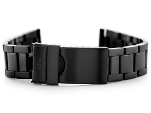 Bransoleta Bisset (bb014d) - czarna 18mm - Bransolety męskie - miniaturka - grafika 1