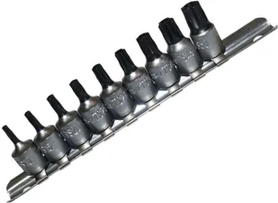 Condor Werkzeug Nasadki Torx Plus 5-kątne z otworem TS10-TS50, 1/4", 9 szt. C.1108 - Klucze i nasadki - miniaturka - grafika 1