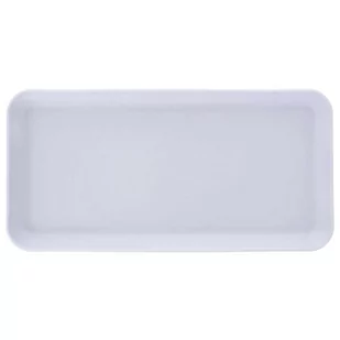 Orion Taca kuchenna do serwowania prostokątna 29,5x15 cm BIAŁA 153810 - Tace i patery - miniaturka - grafika 1