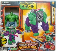 Figurki dla dzieci - Figurka MARVEL HULK MECHSTRIKE F6600 HASBRO 2w1 Małpa Hulk - miniaturka - grafika 1