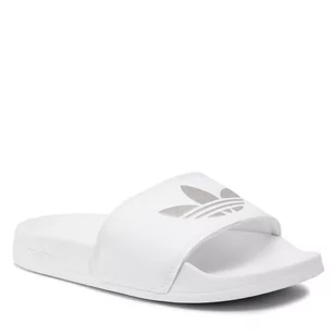 Adidas Klapki adilette Lite W GZ6197 Ftwwht/Ftwwht/Msilve - Klapki i japonki damskie - miniaturka - grafika 1