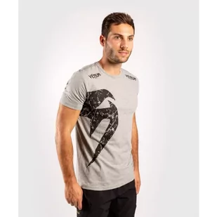 Venum sklep T-SHIRT KOSZULKA GIANT GREY/BLACK - Koszulki męskie - miniaturka - grafika 1