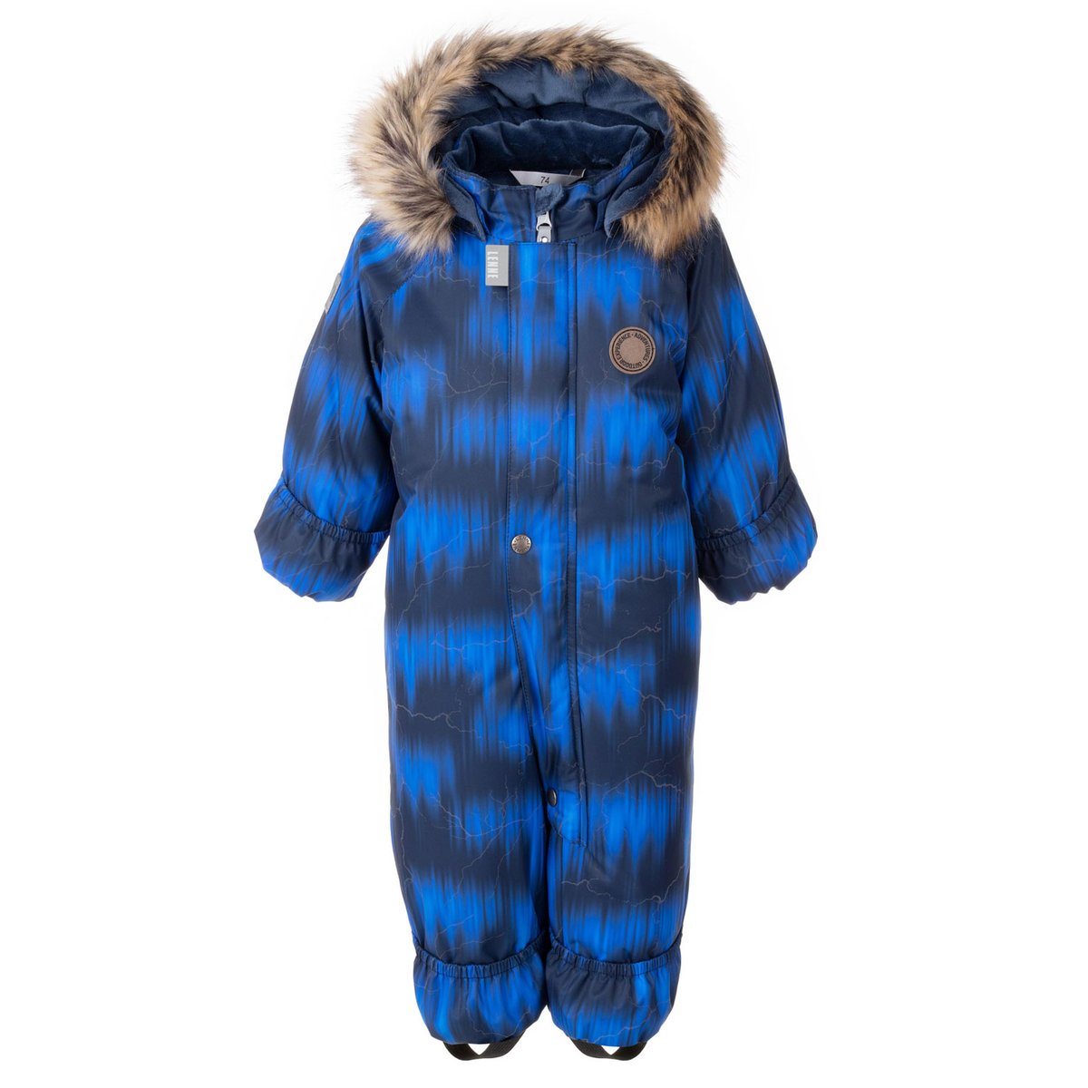 Chłopięcy kombinezon zimowy ombre granatowy Lenne r.74