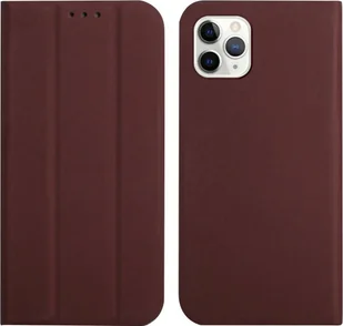 Etui König Design kompatybilne z Apple iPhone 13 Pro Max ze sztucznej skóry - Brązowe etui na telefon komórkowy - Etui i futerały do telefonów - miniaturka - grafika 1