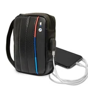 Etui do tabletów - BMW Carbon Tricolor - Torba / Organizer z zewnętrznym portem USB (czarny) - miniaturka - grafika 1