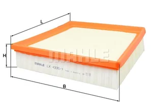 Filtr powietrza Mahle LX 4335/1 - Filtry powietrza - miniaturka - grafika 1