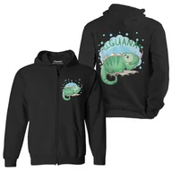 Bluzy dla dziewczynek - Bluza dziecięca rozpinana z kapturem Iguana 104 5made - miniaturka - grafika 1