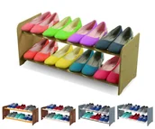 Szafki na buty - 2-półkowy regał na obuwie RBS /szer.65 cm/ Naturalny / Wamar-Sosenka - miniaturka - grafika 1