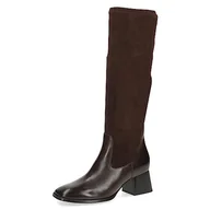 Botki damskie - Caprice Damskie 9-25527-41 sznurowane botki na obcasie, brązowe, 37 EU, brązowy, 37 EU - miniaturka - grafika 1
