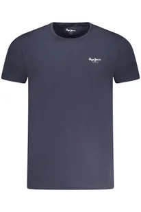 PEPE JEANS MĘSKA KOSZULKA Z KRÓTKIM RĘKAWEM NIEBIESKA - Portfele - miniaturka - grafika 1