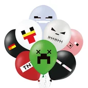 Balony i akcesoria - BALONY LATEKSOWE GAMINGOWE TNT PIXEL 12" 8SZT - miniaturka - grafika 1