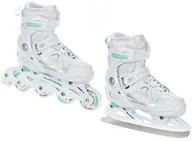 Rolki - Rolki Łyżwy 2w1 Raven Spirit White/Mint 37-40 - miniaturka - grafika 1