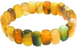 Agat Piękna Bransoletka Naturalna - Bransoletki - miniaturka - grafika 1