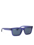 Okulary dla dzieci - Ray-Ban Okulary przeciwsłoneczne 0RJ9196S 719187 Granatowy - miniaturka - grafika 1