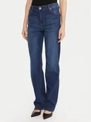 Spodnie damskie - Fracomina Jeansy FP25WV8050D46002 Niebieski Straight Fit - miniaturka - grafika 1