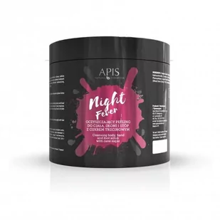 Apis Professional Oczyszczający peeling do ciała, dłoni i stóp z cukrem trzcinowym Night Fever 700 g 4774 - Pielęgnacja stóp - miniaturka - grafika 1