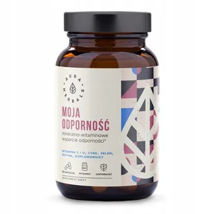AURA HERBALS Moja Odporność Minerały i Witaminy 60 Kapsułek Roślinnych - Aura Herbals - Suplementy diety - miniaturka - grafika 1