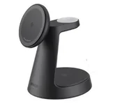 Ładowarki do telefonów - Anker 3w1 MagGo Pad Czarny - miniaturka - grafika 1