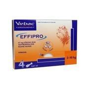 Artykuły przeciw pasożytom - Virbac Effipro S 1 x 0.67 ml Pies - miniaturka - grafika 1