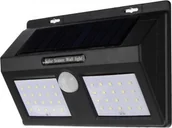 Lampy ogrodowe - Kinkiet LED Kinkiet solarny 40 LED z czujnikiem ruchu i zmierzchu - miniaturka - grafika 1