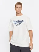 Koszulki męskie - Reebok T-Shirt Basketball IL4435 Biały Regular Fit - miniaturka - grafika 1