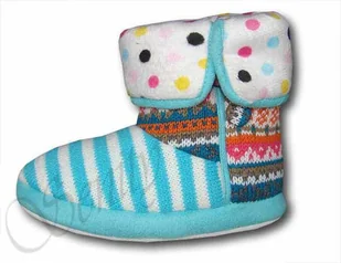 Beppi 2119580 kapcie dziecięce ciepłe eskimoski roz.32 -20 cm - Buty dla dziewczynek - miniaturka - grafika 1
