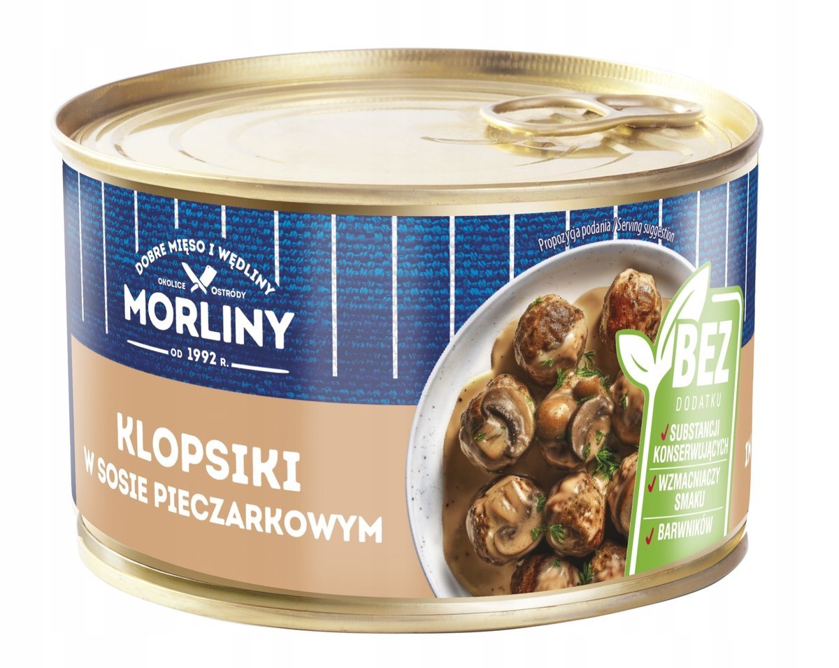 Klopsiki wieprzowe w sosie pieczarkowym 400 g