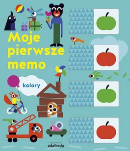 Adamada Moje pierwsze memo. Kolory Mathy Vincent - Książki edukacyjne - miniaturka - grafika 3