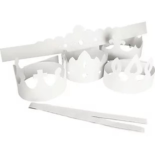 Korony z papieru, 10-16,5 cm, 5 sztuk - Dekoratorstwo - miniaturka - grafika 1
