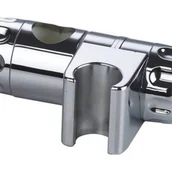 Słuchawki prysznicowe - Wymienny uchwyt prysznicowy, 1 sztuka, uchwyt na słuchawkę prysznicową, regulowany, słuchawka prysznicowa 19-22 mm, chromowany ABS - miniaturka - grafika 1