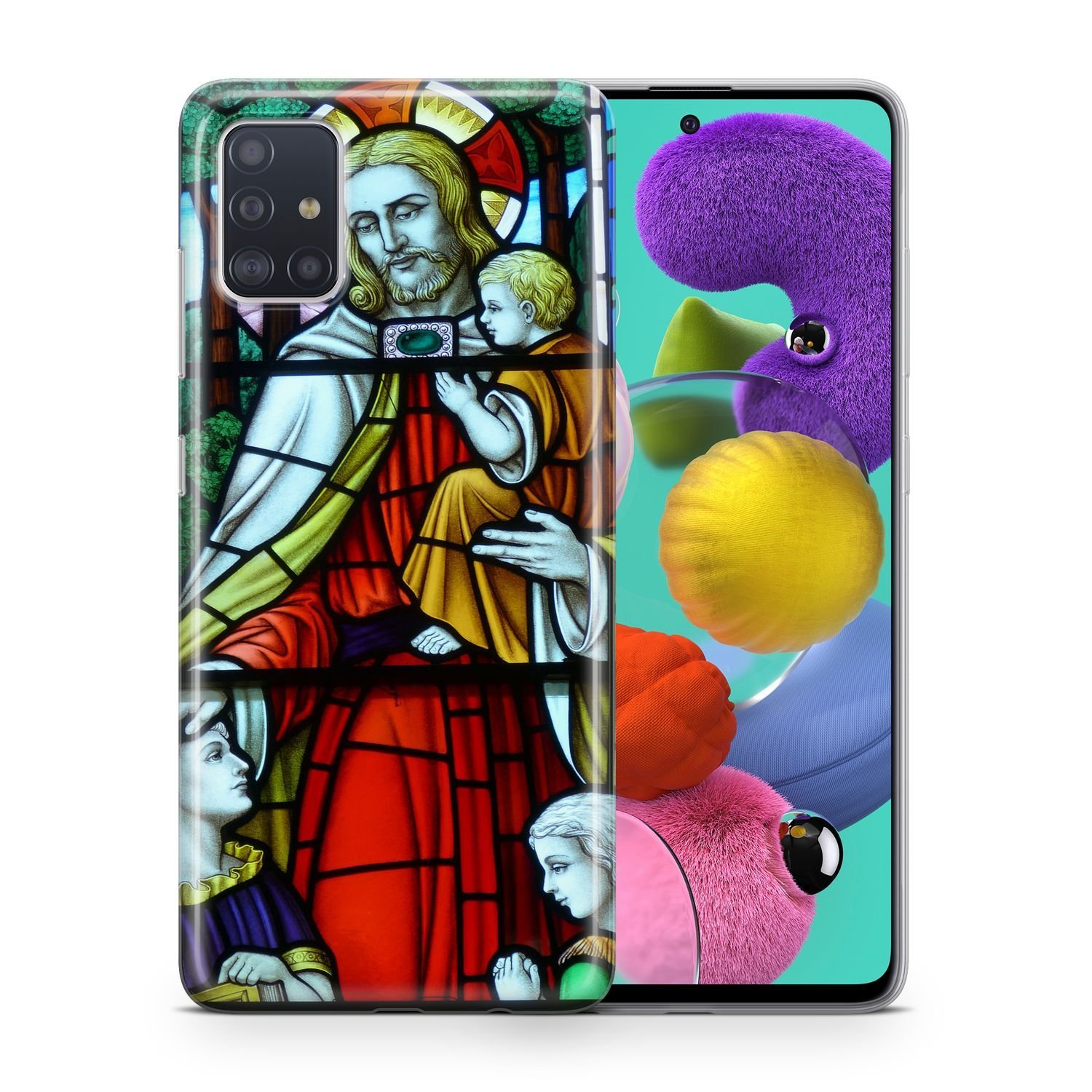 Etui na telefon komórkowy Pokrowiec ochronny na Samsung Galaxy A70 Pokrowiec na etui Bumper Cases TPU, Model: Samsung Galaxy A70, Wybierz motyw: Boże błogosławieństwo