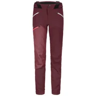 Spodnie sportowe damskie - Spodnie damskie Ortovox W's Westalpen Softshell Pants Rozmiar: L / Kolor: czerwony - miniaturka - grafika 1