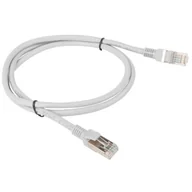 Patchcordy - Lanberg Patch cord FTP kat.5E 1M szary PCF5-10CC-0100-S - miniaturka - grafika 1