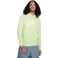 Bluzy męskie - Bluza męska Nike NSW Club Hoodie zielona BV2973 383-XXL - miniaturka - grafika 1