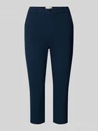 Spodnie damskie - Spodnie capri z wpuszczanymi kieszeniami w stylu francuskim model ‘Solvej’ - miniaturka - grafika 1