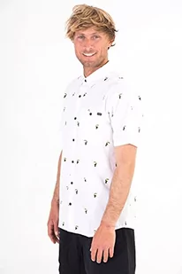 Hurley T-shirt męski M Org Windansea Ss, biały biały M DB5071-H101 - Koszulki męskie - miniaturka - grafika 1