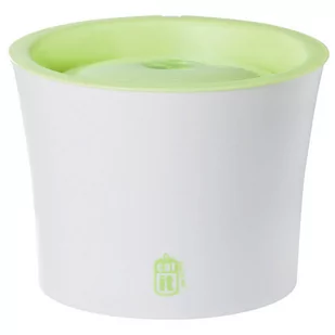 Catit Design Fresh & Clear poidełko fontanna - Biało-cytrynowe (nowa wersja z wtyczką USB) - Miski dla kotów - miniaturka - grafika 1