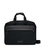 Torby na laptopy - Tommy Hilfiger Torba na laptopa Th Nylon Workbag AM0AM13619 Czarny - miniaturka - grafika 1