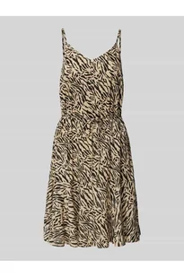 Sukienka o długości do kolan z wiązanym paskiem model NYA - Pieces - Sukienki - miniaturka - grafika 1