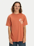 Koszulki męskie - DC Shoes T-Shirt High Rollin EDYZT04367 Pomarańczowy Regular Fit - miniaturka - grafika 1