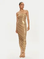 Sukienki - NORMA KAMALI Sukienka wieczorowa ST1243LMD46008 Złoty Slim Fit - miniaturka - grafika 1