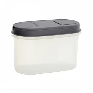 Plast Team POLAND SP. Z O.O. Pojemnik Z Dozownikiem 1,2l 1125 Szary TEA000428 - Pojemniki kuchenne - miniaturka - grafika 1