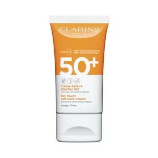 Clarins Dry Touch Sun Care Cream SPF 50+ Krem Na Dzień 50 ml - Kremy do twarzy - miniaturka - grafika 1