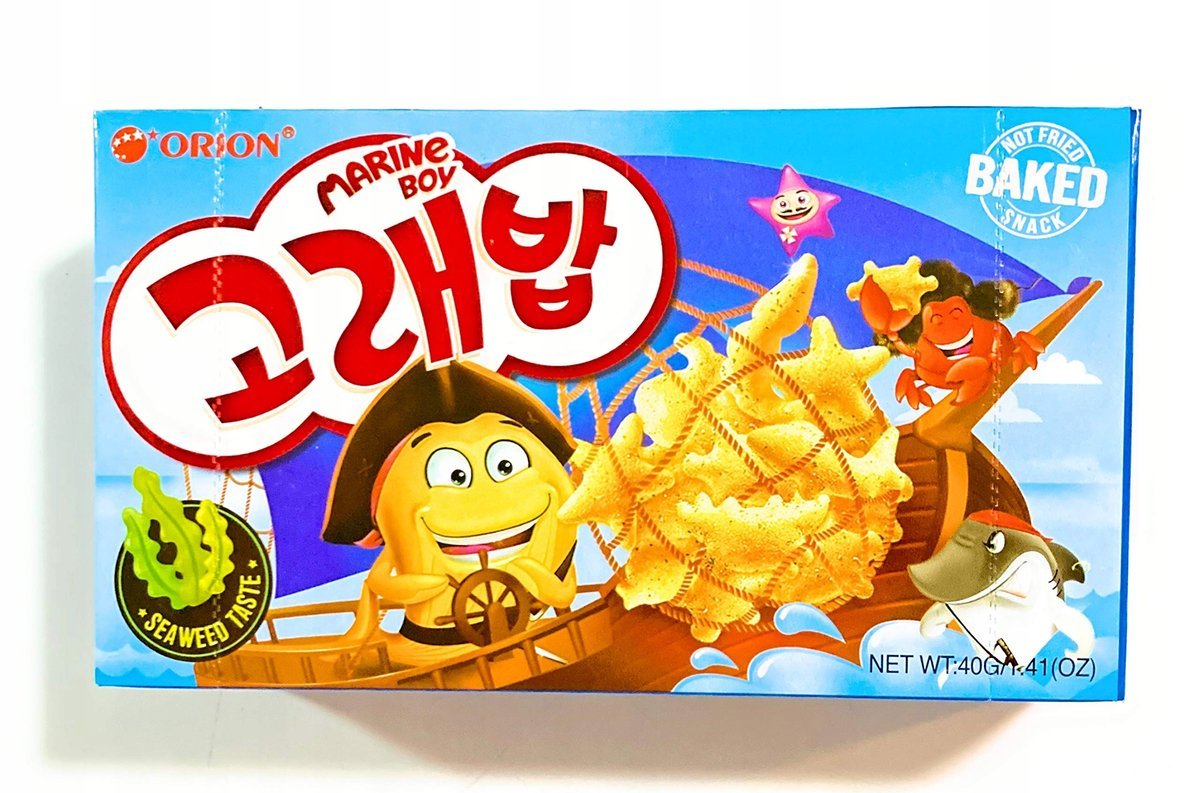 Chrupki rybki Marine Boy smaku nori 40g ORION